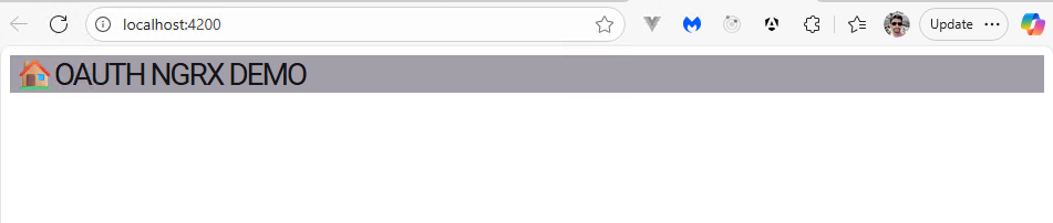 App component before full development